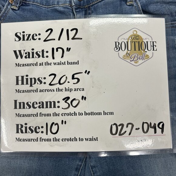 Chicos Womens 2/12 Platinum Boyfriend Jeans Light Wash Denim Distressed Stretch - Picture 11 of 13